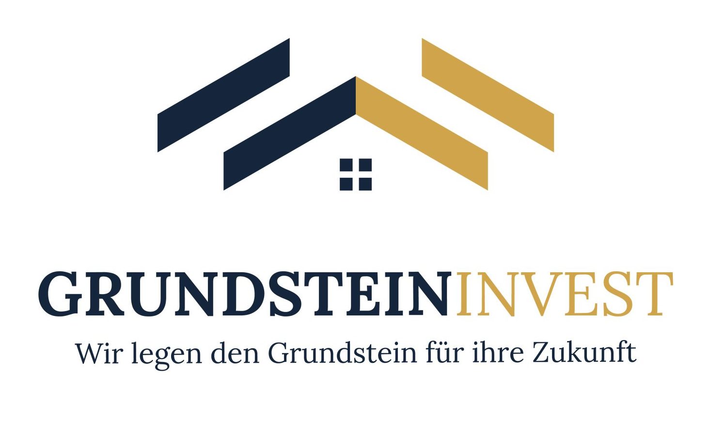 Logo mit Slogan, GrundStein-Invest Immobilien E.k.